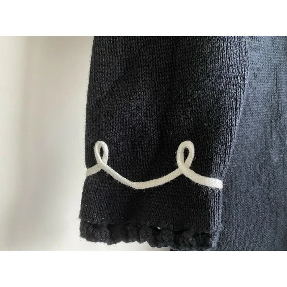 Girl’s Size 5T NWT Long Sleeve‎ Black Sweater Shift
